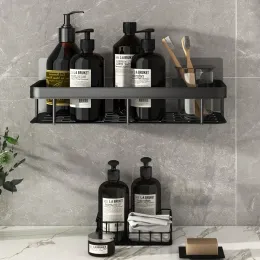Badezimmerregal Küchenlager Organisator Aluminiumlegierung Shampoo Rack Duschregal Badezimmerzubehör ohne Bohrer Regal