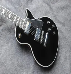 Black LP Niestandardowa klasyczna wersja z lat 60. Guitar Gold Hardware Chinese Factory Product Guitars2298647