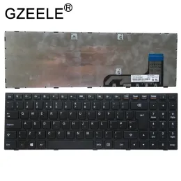 Keyboards Gzeele UK Neuer Laptop -Tastatur für Lenovo IdeaPad 10015 10015iby 30015 B5010 Ersatz -Notebook -Tastatur Schwarz Schwarz