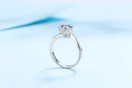 Anelli di fiocchi di neve intrecciati in moissanite di lussuoso moissanite di lusso per donne S925 Gioielli in argento sterling Pass Diamond Tester con GRA