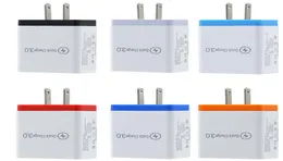 24A محول الطاقة السريع USB شاحن 3USB شاحن الجدار التكيفي QC30 شحن سريع السفر UNICAL EU US PLUP PLUP PACK TOP5061422