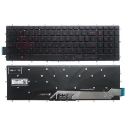 Клавиатуры Новая подсветка клавиатуры США для Dell Inspiron 15 Gaming 7566 7567 5570 5770 5775 5575 7570 7577