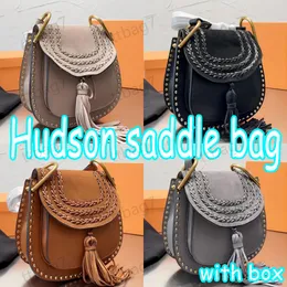 10a горячая седловая сумка 2024 Hudson Cowhide Sags Classic Luxury Macds подличные кожаные сумки мод