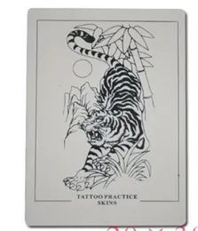 Yilong Tattoo аксессуары 5pcslot Tattoo Tiger Practice Foke Fake Skins для Bodyart 2880660