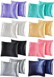 1pc Queen Satin Silk Pillsack Pillow Pillow Case Cover Home Bedding Smoothy Pillow прямоугольная постельное белье подушка7464210