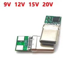 1SET 16PIN USB-C PD Мужчина PD/QC Decoy Board Fast Charge USB Type-C до DC 5V 9 В 12 В 20 В.