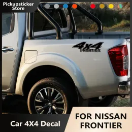 Pickup Rear Bed Side Sticker For Nissan Frontier NP300 Truck Graphic 4x4 Car Vinyl Decor Decals Cover Auto Tuning Accessories