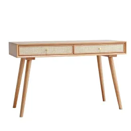 NORDIC INS Solid Wood Desk de Wood Minimalista Computador moderno