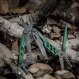 Neuestes Nextool Flaggschiff Pro Multitool-Zange 16 in 1 EDC Multi-Tool Sägeerschraubendreherschere im Freien rot/grün