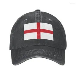 Ballkappen Custom Cotton Flag von England Baseball Cap Sports Frauen Männer verstellbarer Vater Hut Herbst