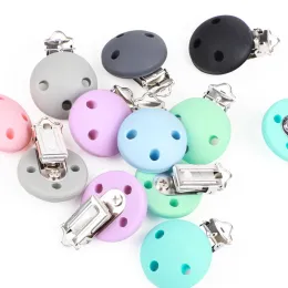 Tyry.hu 1pc baby clips clip fai da te baby round pacifer a catena accessori a catena silicone utensili