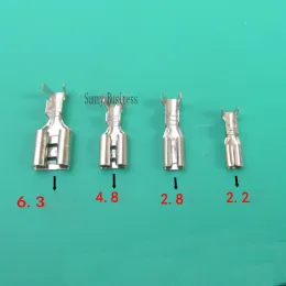 50st 6,3 mm 4,8 mm 2,8 mm 2,2 mm Crimp Terminal Female Spade Connector