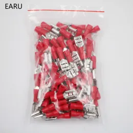 FDD2-250 Female Insulated Electrical Crimp Terminal for 1.5-2.5mm2 Connectors Cable Wire Connector 100PCS/Pack FDD2.5-250 FDD