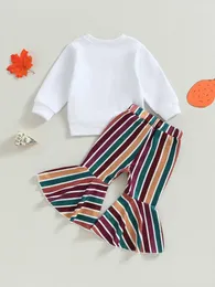 Комплекты одежды Baby Girl 2pcs Рождественские наряды с длинными рукавами.