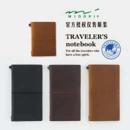 Pennor Midori Travellers Travellers Leather Journal Notebook Regular Passport Version Journaling Inserts Inner Page Sticker