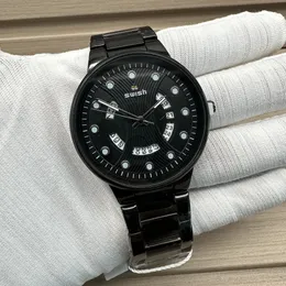 Mens Luxury Watch Mens assista Automático Relógios de quartzo mecânico de 41 mm com caixa de pulso à prova d'água de caixa