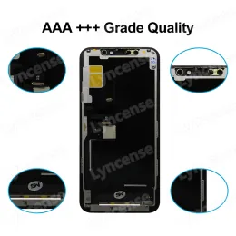 Val för iPhone X XR XS MAX LCD Digitizer för iPhone 11 12 Pro Max 13 LCD Display Pekskärm Ingen död pixelreparationsdelar