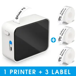 Drucker tragbarer Etikettdrucker P15 Selbstkleber Aufkleber -Etikett -Label Maker Maker Maker WLANE Tintenless Labels ähnlich wie D11 D110 D101 D30 Mini -Drucker