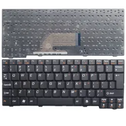 Keyboard Gzeele Nowa amerykańska klawiatura dla Lenovo IdeaPad S102 S102C S103 S103C S11 20027 Black White Color Qwerty