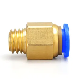 12mm PU Air Pipe Pneumatic Quick Connector Metric M Tråd PC12-M10*1,25 M12*1,5 M14*1,75 M14*2 M16*1,5 M16*1,75 M20*2,5 M22