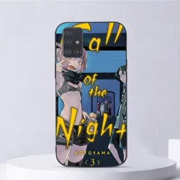 Call of the Night Yofukashi No Uta Telefono per Samsung Galaxy S10 S20 S21 Note10 20plus Ultra Shell
