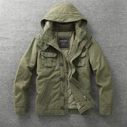 남성 군사 재킷 데님 레트로화물 후드 재킷 야외 멀티 포켓 카모 탑 필드 캐주얼 패션 하이킹 코트 유니폼 240327