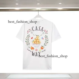 Mens Designer T camisetas Casablanca Camise