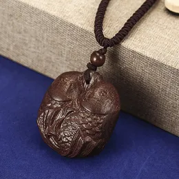Hänghalsband 2023 Boho smycken Etnisk stil långhandgjord pärla trä elefant halsband för kvinnor pris anständigt grossist dhgarden dhw9g