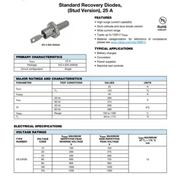 2PCS الأصل 25HF10 25HF20 25HF40 25HF60 25HF80 25HF100 25HF120 25HF140 25HF160 SCR THYRISTOR DIODE MODULE IGBT MODULE