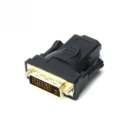 24+1 DVI-hane till HDMI-kompatibel kvinnlig omvandlare till DVI-adapterstöd 1080p för HDTV Projector Gold Plated Adapter