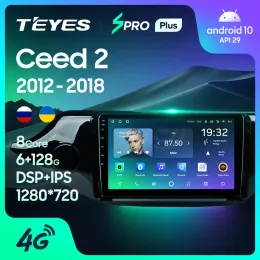 Radio Teyes SPRO Plus para Kia Ceed Ceed 2 JD 2012 2018 Radio de rádio de carro Multimedia Player Navigation no 2din 2 din dvd