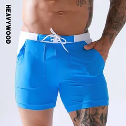 Тяжелые молодые мужские плавающие боченики Quick Drying Swim Shorts nlyon Шкоты шнурок