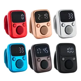 Finger Counter Luminous Finger Ring Electric Digital Display Tally Counter StitchsMarker Sewing Weave BuddhasPray Soccer