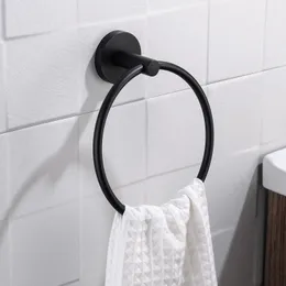 Högkvalitativ badrumsmaskinvara Set Handel Rack Paper Holder Black Toalett Borste Thandduk Ring Robe Hook Badrumstillbehör