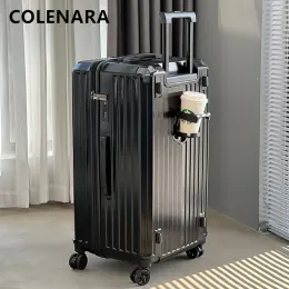 COLENARA-bolsa de viaje con ruedas para hombre, Maleta rodante de gran capacidad, equipaje de PC, 36 pulgadas, 20 pulgadas