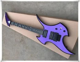 Factory Custom Purple Body Electric Guitarblack Hardware och HH PickupSrosewood fretboardoffer anpassas 8171353