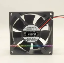 PADS Oryginalne 100% działające EFC08E12DEF05 DC 12V 0,4A 80x80x25mm 3Wire Server Fan