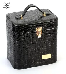 Women Alligator Cosmetic Box Borsa di cosmetica portatile di alta qualità Bag di grande capacità PU Women Makeup Dedicated4257879