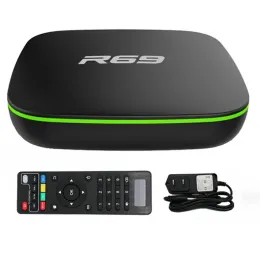 ボックスオリジナルR69スマートテレビボックスアンドロイド7.1 Allwinner H3 Quad Core 2.4G WiFi TOP BOX 2GB 16GB 4K 1080P HD TVBOX PK X96 MAX