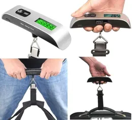 Шкалы веса моды Портативный ЖК -дисплей Электронный подвесной цифровой багаж.