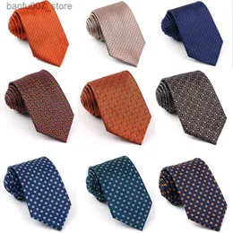 Hals Bindungen Britisch Gentleman Business Freizeit Krawatte Hochzeit Abendessen gedrucktes Krawattenmodmuster 8cm Krawatte Herren Tieq