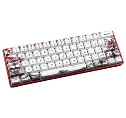 الجدة Allover Dye Subbed Plum Blossom 71 Key OEM profile keycap لـ GH60 RK61 alt61 Anne Pro2 GK61 GK64 DZ60 KEYCAPS Y0808294H3498904