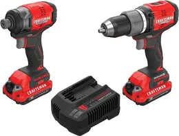 V20 RP Cordless Drill and Impact Driver Power Tool Combo Kit 2 Batteries Charger Command CMCK211C2 240407