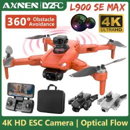 드론 드론 L900 SE 최대 5G GPS 4K DRON HD 카메라 FPV 360 장애물 회피 브러시리스 모터 RC 쿼드 콥터 프로페셔널 드론 1.2km