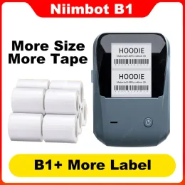 Skrivare Niimbot B1 Thermal Bluetooth Label Sticker Mini Mobilskrivare för mobiltelefon och Windows SAMS B21