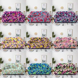 Chair Covers 3D Pattern Printing Big Sofas Spandex Material Elastic All-inclusive Sofa Cover Living Room Modular Couch For