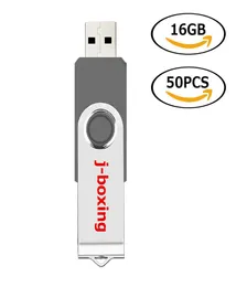 Grey Bulk 50pcs obrotowe USB 20 Dysk długopisowy pełny pojemność 64 MB32GB USB Flash Drive Sticks dla komputera laptopa MacBook1129603