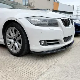 BMW 3 Serisi E90 E91 E91 LCI 320I 330I Araba Ön Tampon Dudak Kiti Gövde Kiti Ayırıcı Tampon Tampon Canard Dudak Splitter 2007-2012