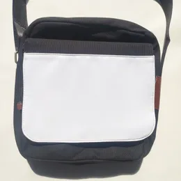 Messenger Bags Sublimation DIY White Single Sided Blank Large Capacity Cross Flap Cover Crossbody Bag