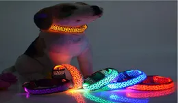 S LED DOG COGLAR LIGHT FLASH LEOPARD JUBARD PUPPY LIGHT SAFENING PET COD COBLARS PRODUCTS for Dogs Collar Flash Light Neck7842392